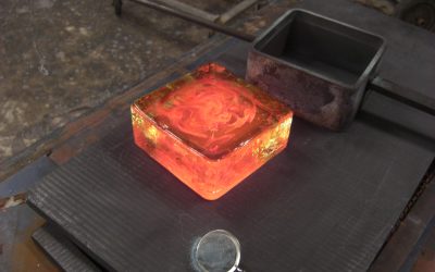 Making Glass Billets
